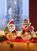 Juldekorationer med LED-belysning 