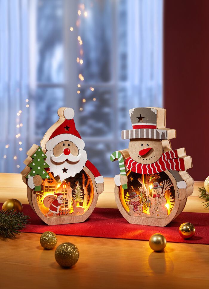 Juldekorationer med LED-belysning 