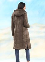 Kappa med sidoslitsar med dragkedja 