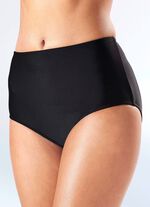 Tv&aring; paket bikinitrosor, i h&ouml;gre snitt, med ett formande foder framtill 