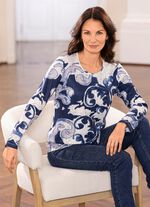 Skjorta med strassdekor i 3 f&auml;rger 