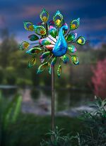 Solvindkraftverksp&aring;f&aring;gel med solkula i mitten 