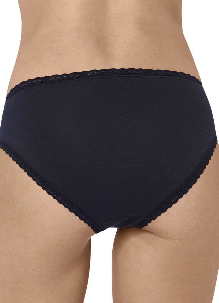 Sloggi 24/7 tre-pack trosor med spetsar i muddar, 