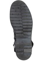 Waldl&auml;ufer st&ouml;vletter med sn&ouml;rning och mysig lammskinnskrage SVART