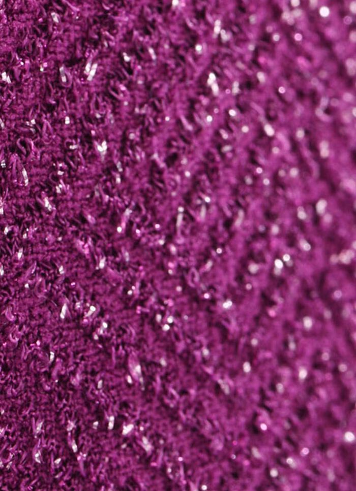 Byxor med elegant, gnistrande glansigt garn 