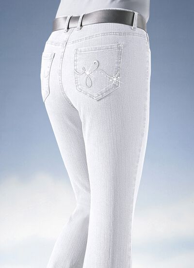 Jeans med strass 