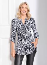 Skjorttunika med elastan 