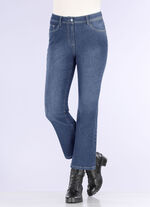 Bootcut jeans SVART-VITT