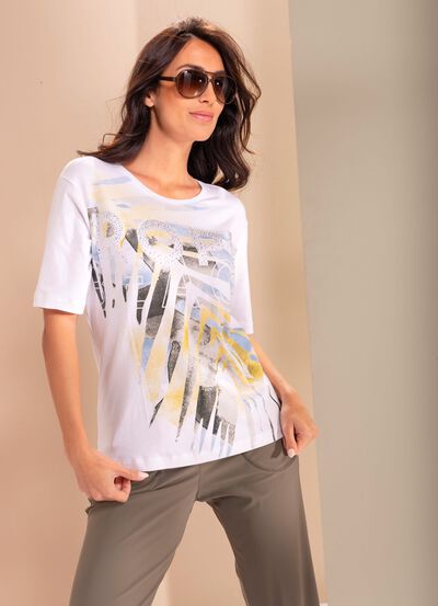 Skjorta med snyggt tryck 