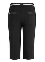 Genomarbetade bermudashorts SVART