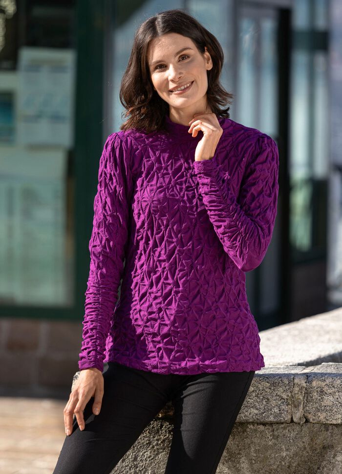 Skjorta med ståkrage i 2 färger BÄR