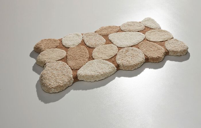 Badrumsset med halkh&auml;mmande baksida BEIGE