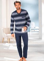 Tv&aring; paket V-ringad pyjamas med &ouml;ppna f&aring;llar 