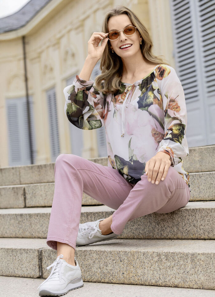 Tunika med fint tryck 