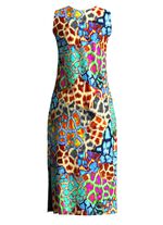 Kl&auml;nning med f&auml;rgstarkt tryckt m&ouml;nster 