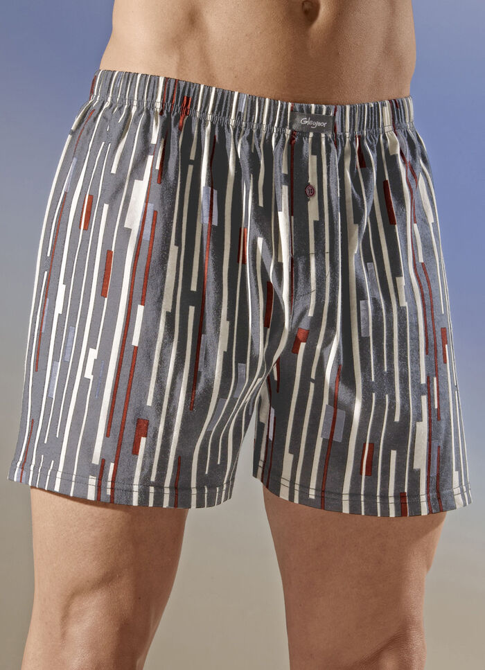 Fyrapack boxershorts med randig design 