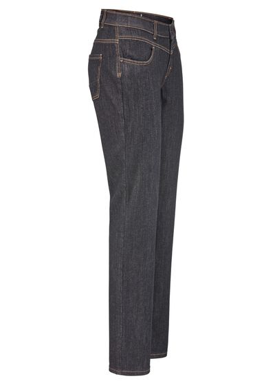 Magiska jeans med figurformande jeanssadel 