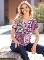 Skjorta med blomm&ouml;nster 