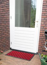 D&ouml;rrmatta med halkfri gummibaksida 