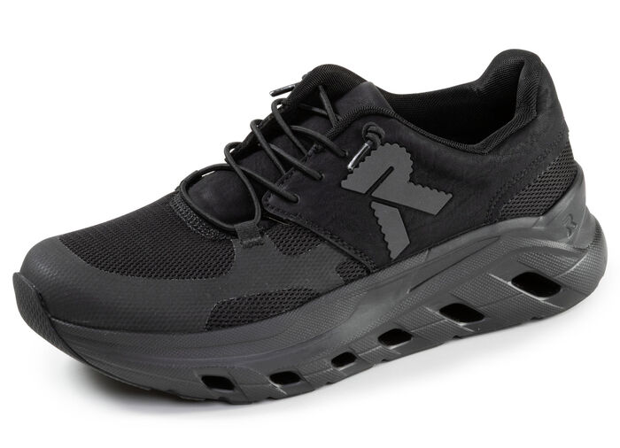 Rieker, sportiga damsneakers, vidd G, med uttagbar fotbädd, 