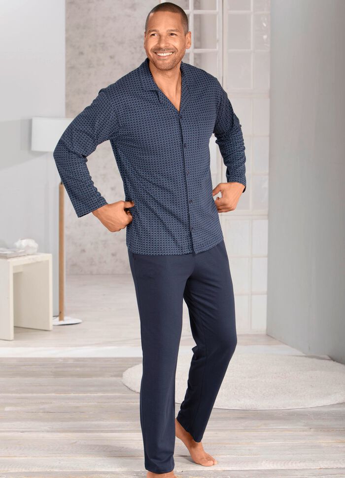 Pyjamas med en genomg&aring;ende topp 