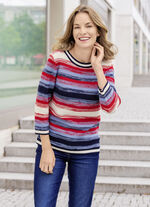 Tröja i snygg randig design 