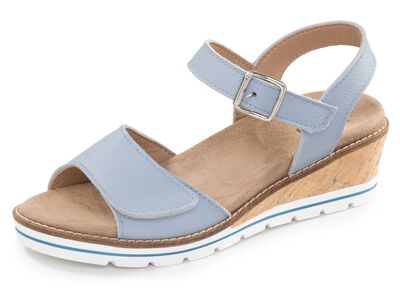 ELENA EDEN, bekv&auml;ma damsandaler, bredd H, med uttagbar fotb&auml;dd 