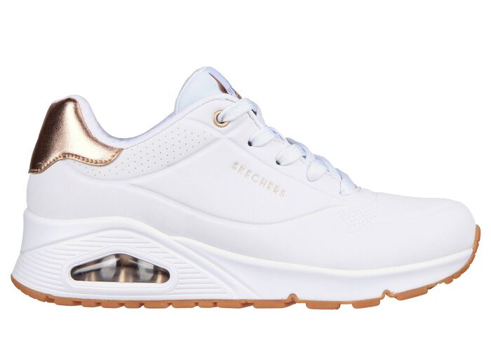 SKECHERS, bekv&auml;ma sneakers f&ouml;r damer, med synlig luftkudde 