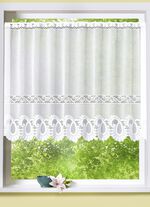 Liten f&ouml;nstergardin med st&aring;nggenomf&ouml;ring 