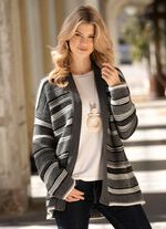 Cardigan med alpacka inneh&aring;ll 