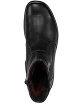 Ankelk&auml;nga med foder i &auml;kta lammskinn SVART