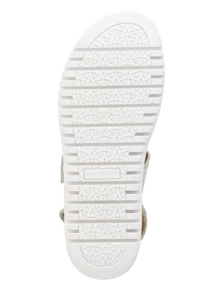 Ranger-sandal gjord av effektivt tryckt nubuckl&auml;der 