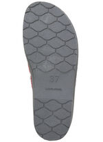 Tofflor i textil med vackert broderi BORDEAUX