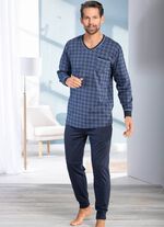 V-ringad pyjamas med manschetter 