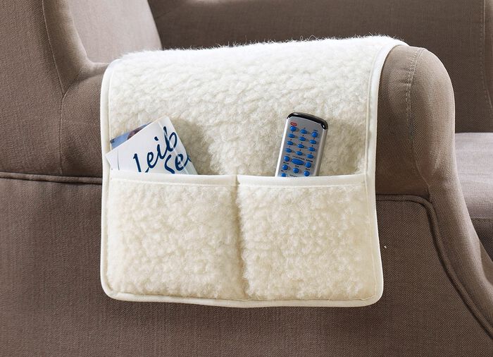 F&aring;t&ouml;lj- och armst&ouml;dsskydd fr&aring;n Licardo av ren, ny ull 