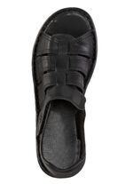 ELENA EDEN sandal gjord av nappal&auml;der med en subtil skrynklig struktur 