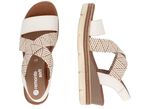 Remonte sandal med fl&auml;tade detaljer 