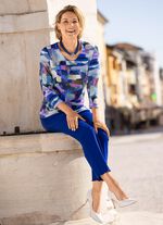 Pullover i mjuk, flytande kvalitet 