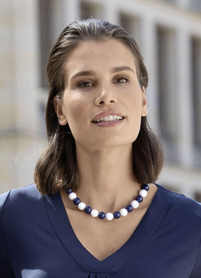 Halsband med kulor 