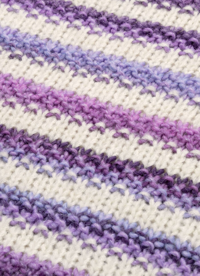 Tröja i randig design 