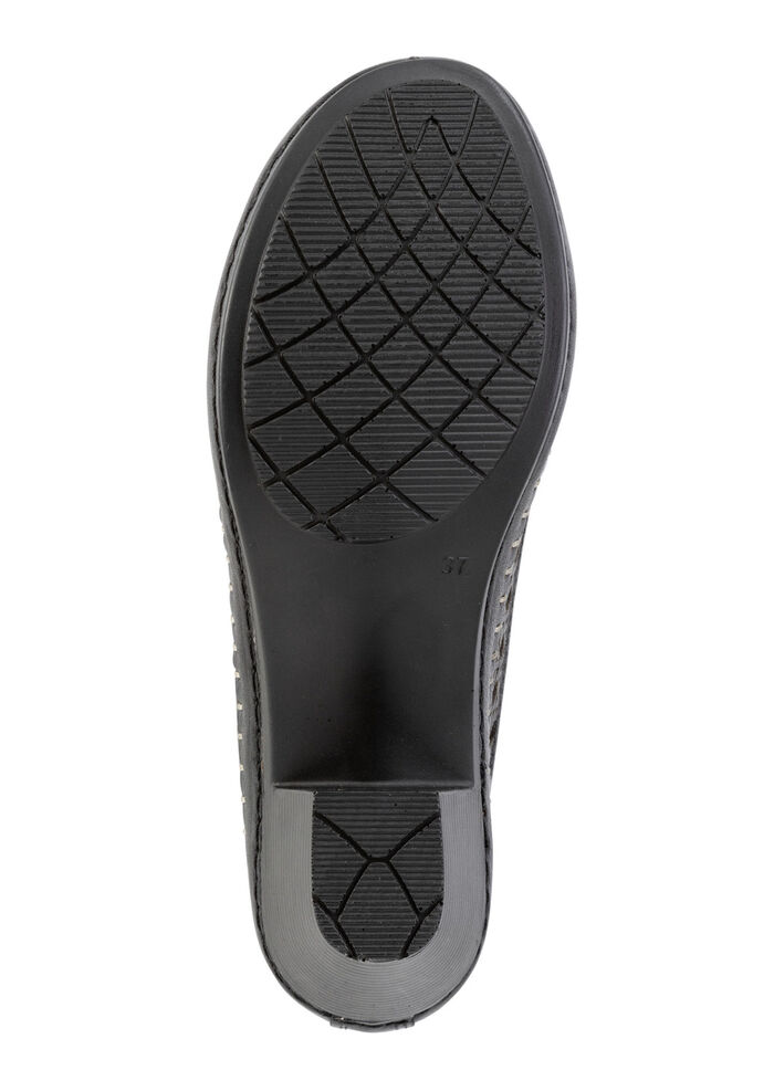 Gemini pumps gjorda av nappaläder JEANS BLÅ