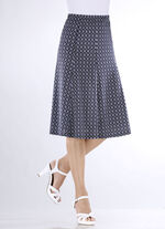 Bekväm panelkjol MARINE-WEISS-BLAU