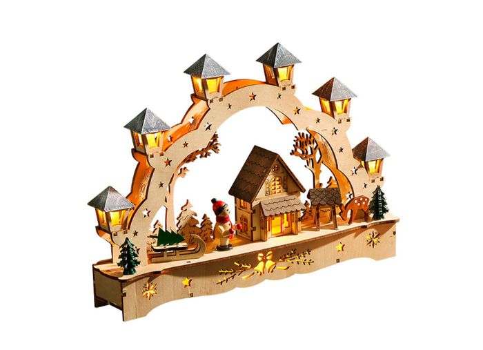 Tr&auml;b&aring;ge av ljus VIT-BL&Aring;