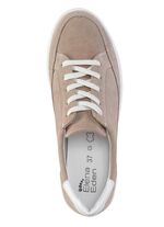 ELENA EDEN sneakers med sn&ouml;rning av mocka 