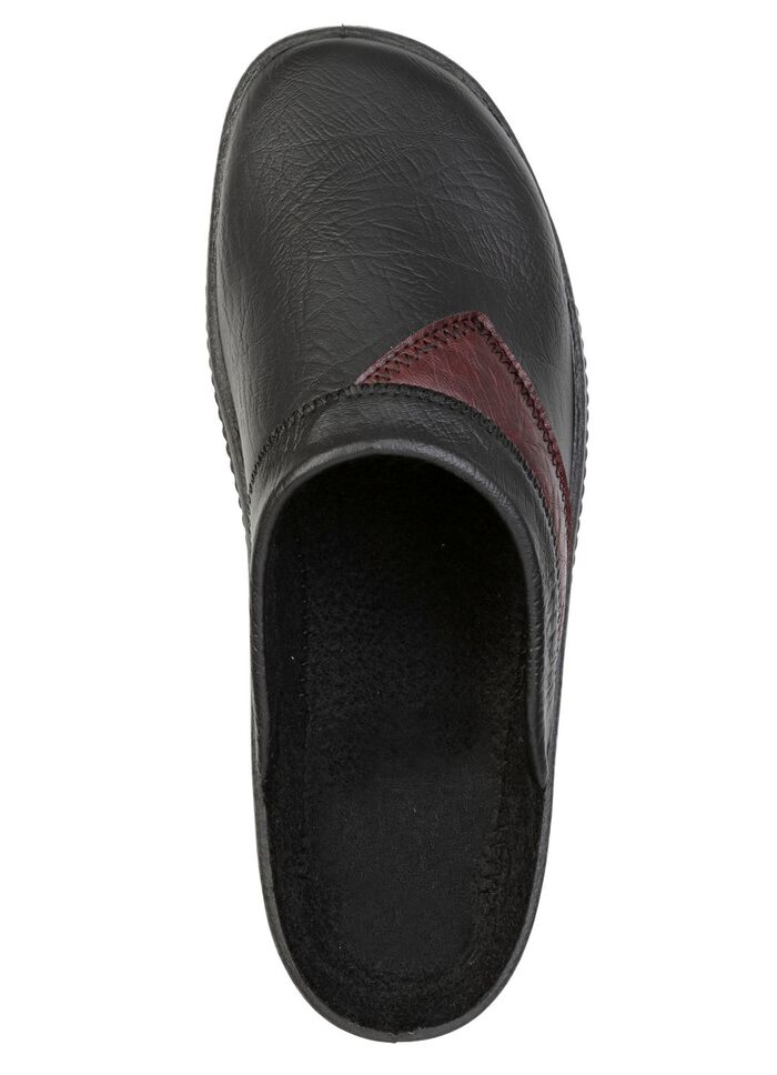 Klassiska herrmulor med anatomiskt formad fotb&auml;dd 