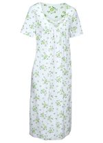 Tv&aring; paket nattlinnen med rund hals och all-over design 