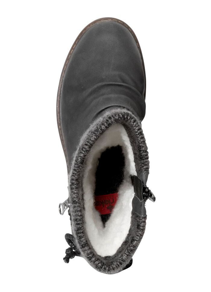 Rieker st&ouml;vlar av nubuckmaterial 