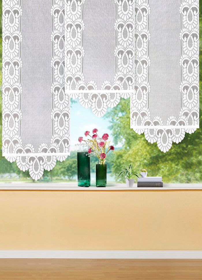 Fantastisk skjutgardin med triangul&auml;r finish 