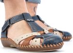 Rieker sandal i chic design MARINBEIGE-KONJAK