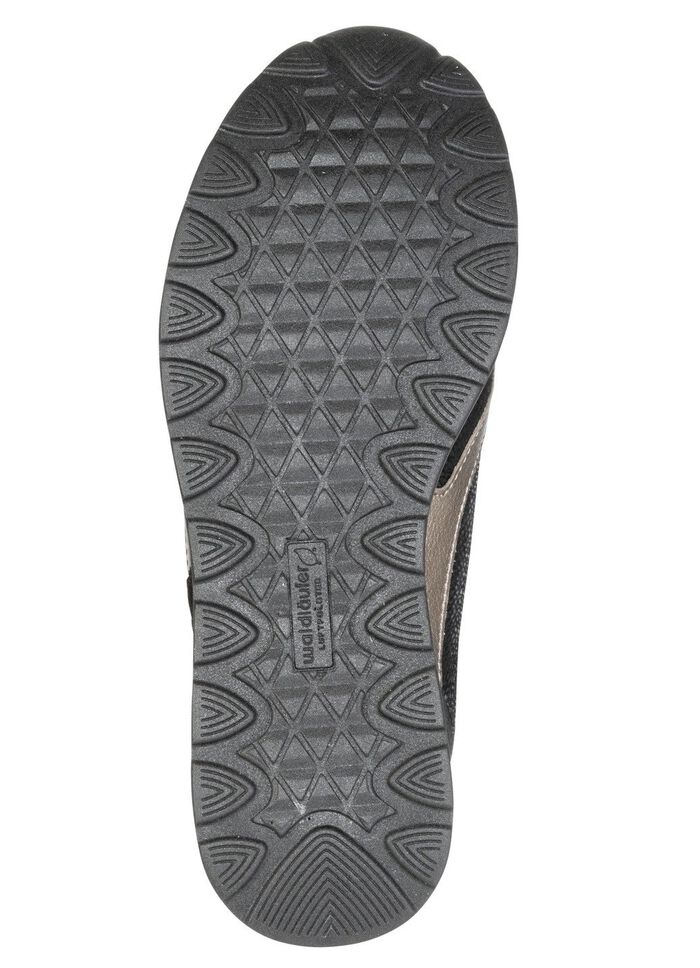 Waldl&auml;ufer, bekv&auml;ma damsneakers, bredd H, med uttagbar fotb&auml;dd 